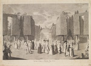 View Taken at the Entrance of Frederiksberg Garden in the Year 1786