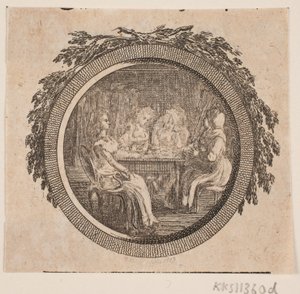 Title Vignette for S. Richardson: "Miss Clarissa Harlowe