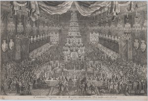 Coronation of Charles XI, Stockholm by Georg Christoph II Eimmart