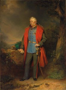 Field Marshal Count Johann Joseph Wenzel Radetzky of Radetz, full-length portrait by Georg Decker