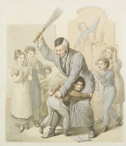 The Punishment in School Classroom by Georg Emanuel Opiz