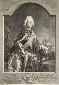 Portrait of Christian August, Prince of Anhalt-Zerbst, 1750 by Georg Freidrich Schmidt
