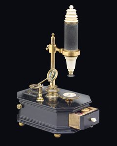 Compound Box-Type Microscope, c.1775 by Georg Friedrich Brander