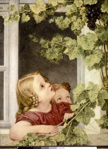 Child at the Window, ca. 1843 by Georg Friedrich Kersting