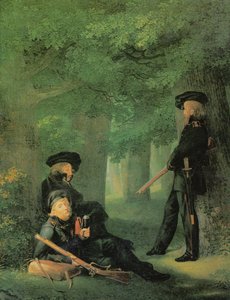 At the Outpost by Georg Friedrich Kersting