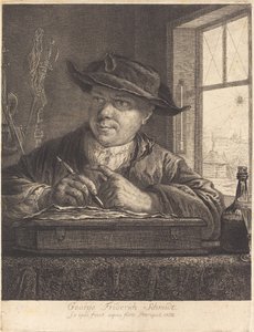 Self-Portrait with a Spider in the Window