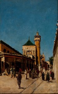 Street in Tunis by Georg Grimm