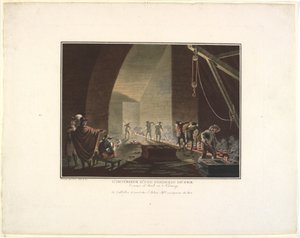 The Interior of an Iron Foundry by Georg Haas
