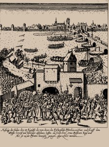 The Fettmilch Rising. Expulsion of the Jews from Frankfurt on August 23, 1614 by Georg Keller