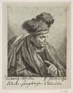 A Man with a Turban by Georg Mathias Fuchs