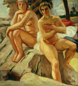 Bathing by Georg Pauli