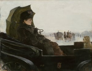 Lady in a Landau, Paris by Georg Pauli