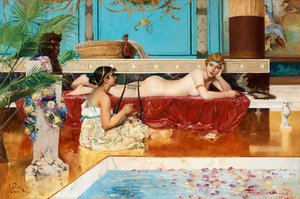 The Roman Baths by Georg Pauli