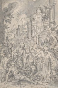 The Raising of the Youth of Naim by Georg Pecham
