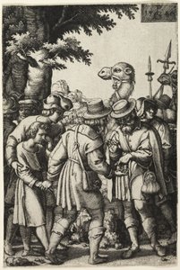 Joseph Sold by His Brothers by Georg Pencz