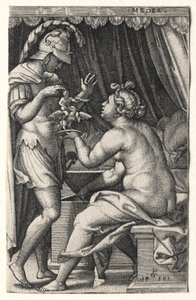 Medea and Jason by Georg Pencz