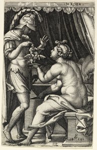 Medea and Jason, from Greek Heroines