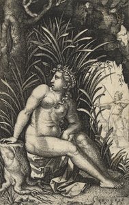Procris and Cephalus by Georg Pencz