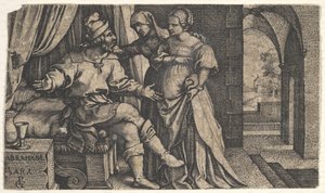 Sarah Presenting Hagar to Abraham, from the Series The
