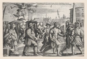 The Triumph of Fame on Chastity, from The Triumphs of Petrarch by Georg Pencz