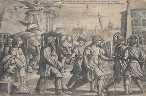 The Triumph of Fame on Chastity, from The Triumphs of Petrarch by Georg Pencz