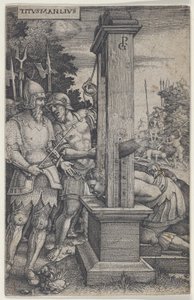 Titus Manlius, from Roman Heroes, 1535 by Georg Pencz