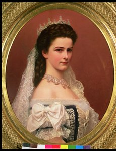 Empress Elizabeth of Bavaria (1837-98) in Hungarian Costume, 1867 by Georg Raab