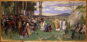 Ansgar Preaching Christianity by Georg Vilhelm Pauli