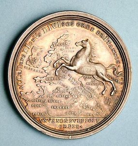 Medal commemorating the accession of George I