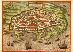 Alexandria, Egypt by Georg and Hogenberg Franz (1535 90) Braun