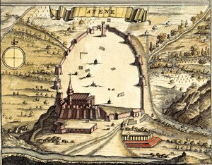 Athens, Greece by Georg and Hogenberg Franz (1535 90) Braun