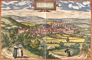 Blâmont, France by Georg and Hogenberg Franz (1535 90) Braun