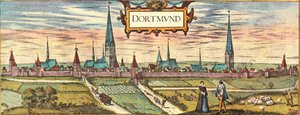 Dortmund by Georg and Hogenberg Franz (1535 90) Braun