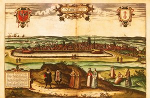 Gdansk, Poland by Georg and Hogenberg Franz (1535 90) Braun
