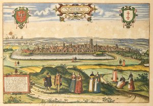 Gdansk from Civitates Orbis Terrarum by Georg Braun