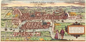 Kaliningrad, Russia by Georg and Hogenberg Franz (1535 90) Braun