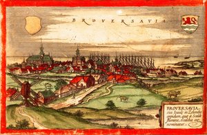 Brouvershaven, Netherlands by Georg and Hogenberg Franz (1535 90) Braun