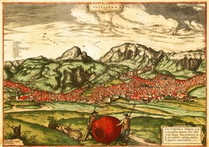 Peasants with Large Wine Cask