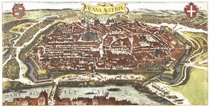 Vienna, Austria by Georg and Hogenberg Franz (1535 90) Braun