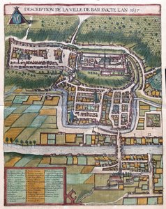 Bar-le-Duc, France by Georg Braun and Hogenberg Franz