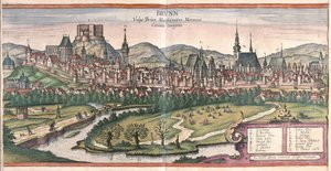Brno, Czech Republic (engraving)