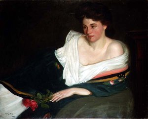 Portrait of a Lady on a Sofa