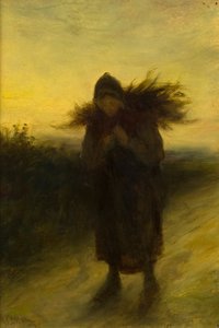 Gathering Firewood by George Paul Chalmers