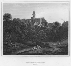 Dumfermling Abbey, Fifeshire by George (after) Arnald