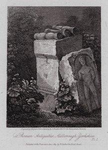 Roman Antiquities, Aldborough, Yorkshire by George (after) Arnald