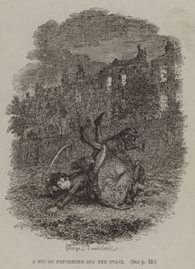 A Bit of Pantomime off the Stage by George (after) Cruikshank