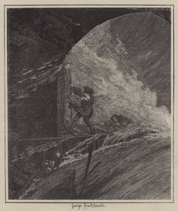 Illustration for Jack Sheppard by George (after) Cruikshank