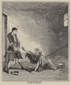 Illustration for Jack Sheppard by George (after) Cruikshank