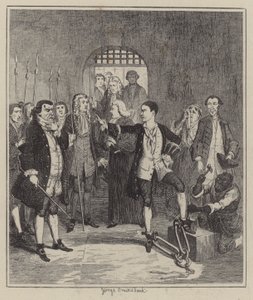 Illustration for Jack Sheppard by George (after) Cruikshank