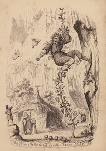 Jack and the Beanstalk by George (after) Cruikshank